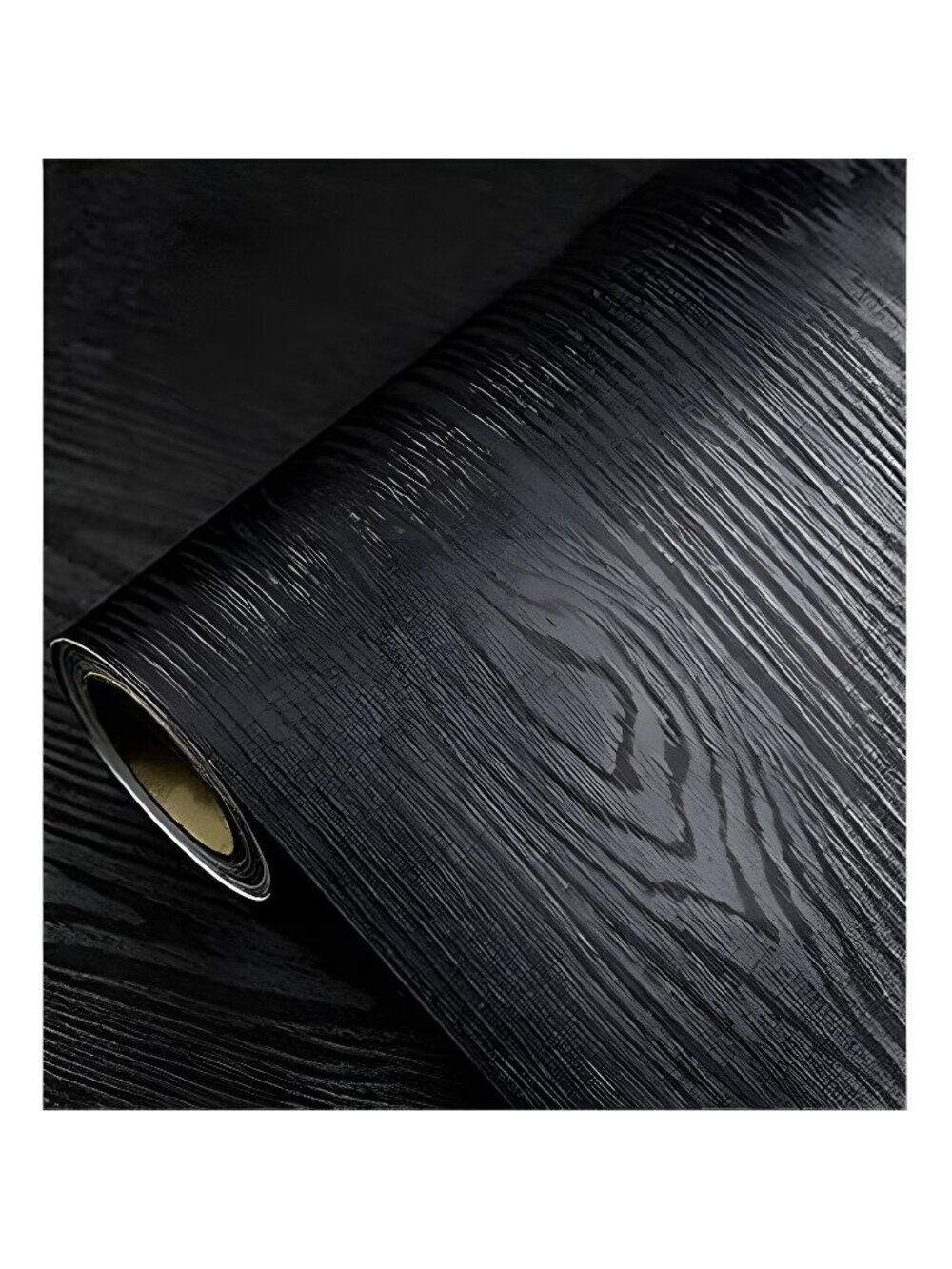 Black Wallpaper - Wood Peel and Stick Wallpaper – Black Wood Self-Adhesive